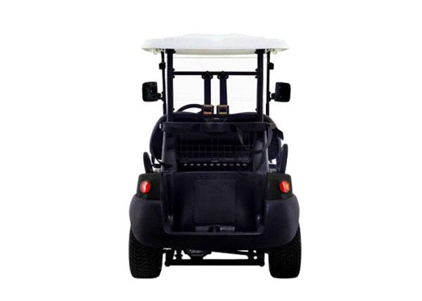 Soft Leather Seat Electric Street Legal Golf Cart After The Double Drive And Cover