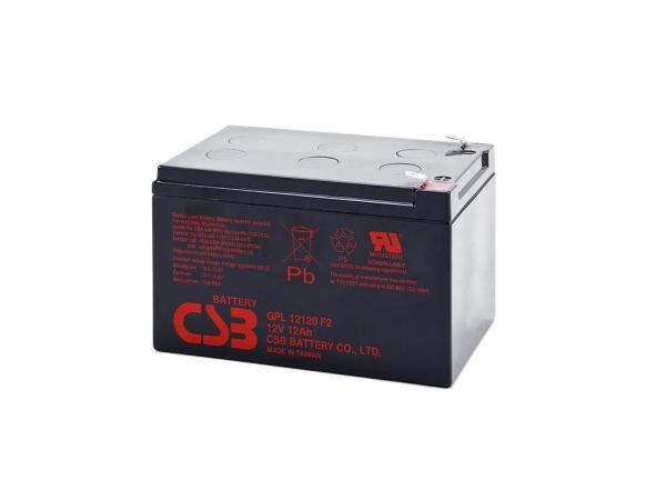 Batterie CSB GPL12120 12V 12Ah Batterie plomb-acide scellée pour une longue durée de vie et des applications UPS