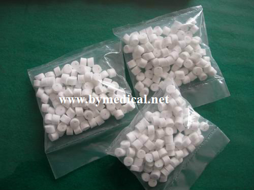 Disposable Dental Cotton Roll , Surgical Sterile Absorbent Cotton Roll