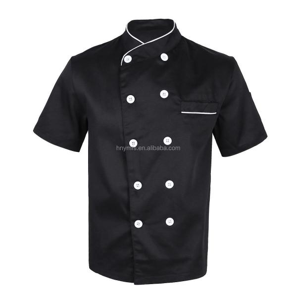 Cozinheiro chefe de pouco peso Coats Short Sleeve do trabalhador do hotel do restaurante