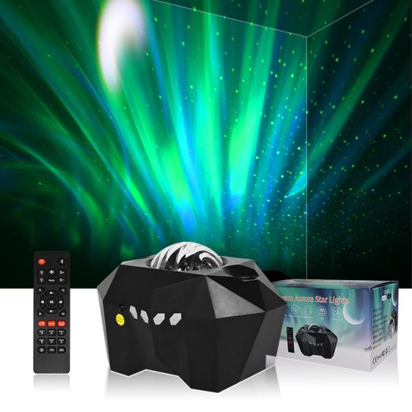 Amazon Hot Aurora Projector Wireless Music Speaker Remote Control Dream Aurora Star Lights Projector Lamp For Kids Baby