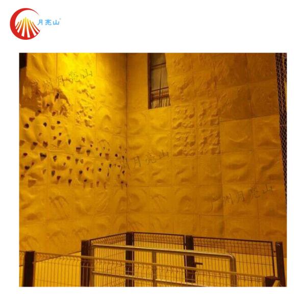 As paredes portáteis exteriores da escalada da fibra de vidro do treinamento de exército da parede de Bouldering embarcam