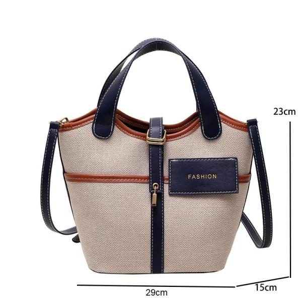 All Seasons Basket Crossbody Bag Leather Luxury Handbags For Women's Shoulder Tote