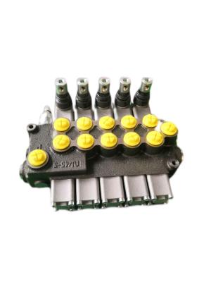 Industrial 5 Way Hydraulic Valve Manual Operated Directional Control Valve