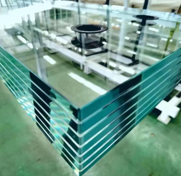O vidro temperado liso de construção SGP laminou o vidro moderado 10 anos de garantia