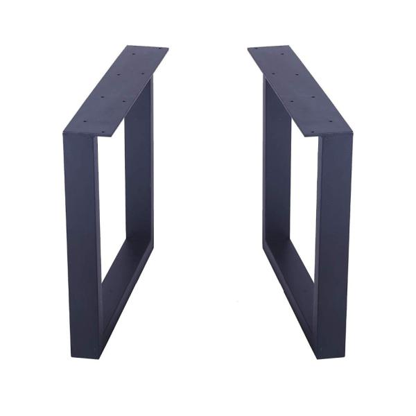 Powder Coated Rustic Decory Square Tube Table Legs for Heavy Duty Metal Dining Table