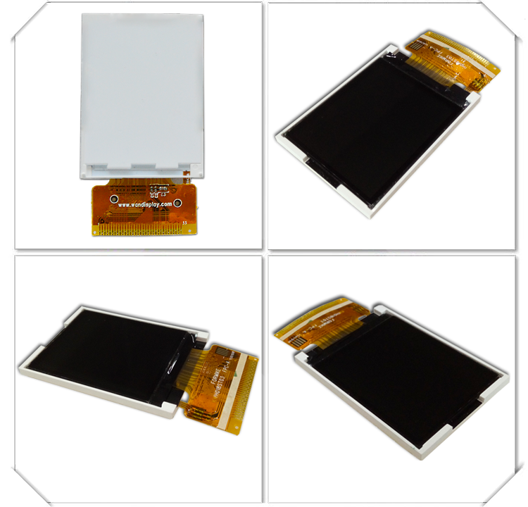 Custom 1.8 Inch LCD Module TFT Display SPI MCU 128x160 With 33pin Soldering FPC