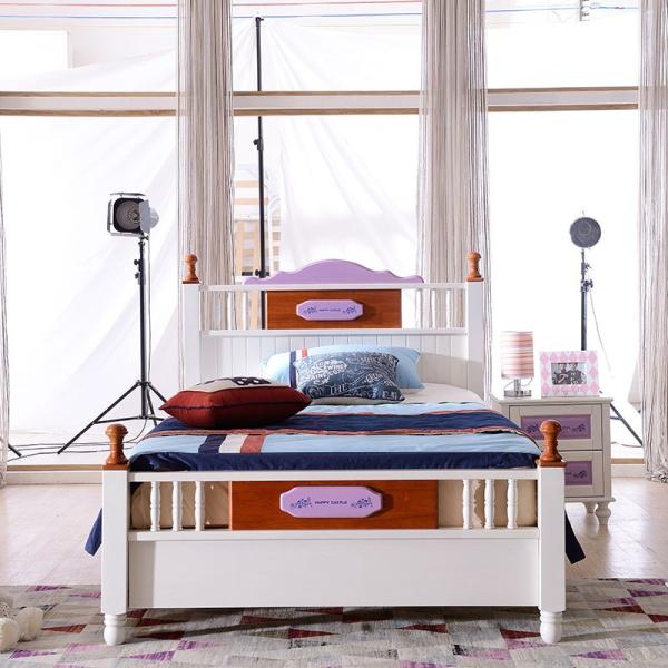 2017 Newest Concise Mediterranean Sea Style Children Bed