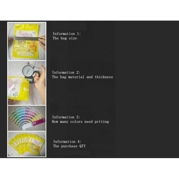 Hand Washing Powder Plastic Zipper Pouch With 2 Handle Anti-  Fake Label