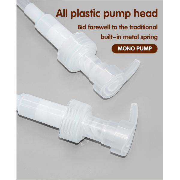 4cc Dosage PP Mono Lotion Pump Bottle For 300ml/500ml Cosmetic Packaging UKAP11