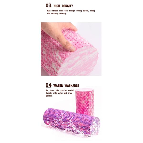 Camouflage Marble EPP Yoga Muscle Massage Foam Roller For Soreness Relieve