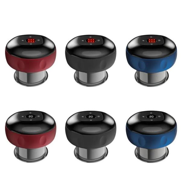 Умный Massager Guasha терапией придает форму чашки электрический вакуум
