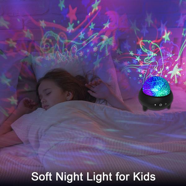 ABS PVC Dinosaur Light Projector , Multiscene Animal Star Night Light Projector