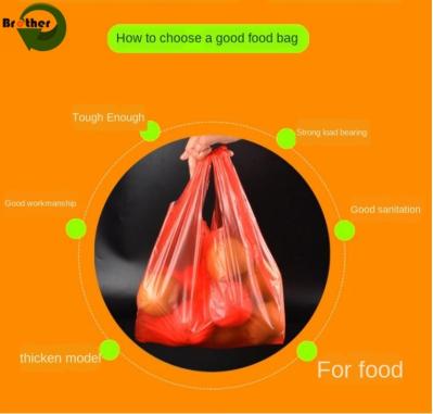 Good Quality Factory Price Plastic Shopping T-Shirt Bag