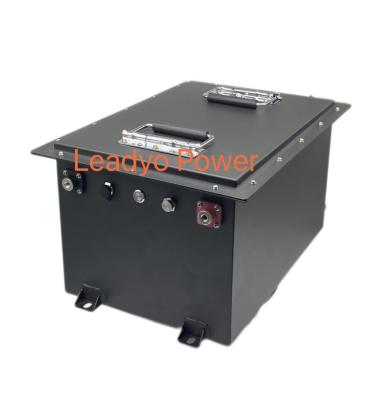 Bateria atual alta 48V 100Ah 200A LiFePO4 do carrinho de golfe do lítio com exposição do LCD
