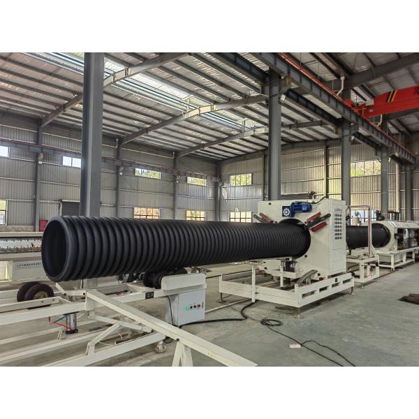 Polythene Single Or Double Wall Corrugated Pipe Production Line