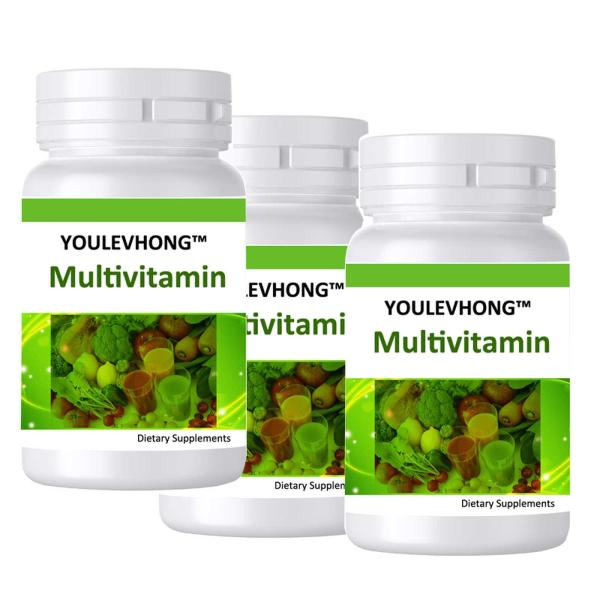 Multivitamin Complex Capsule Dietary Supplement Natural Health Beauty Biotin for Hair Skin