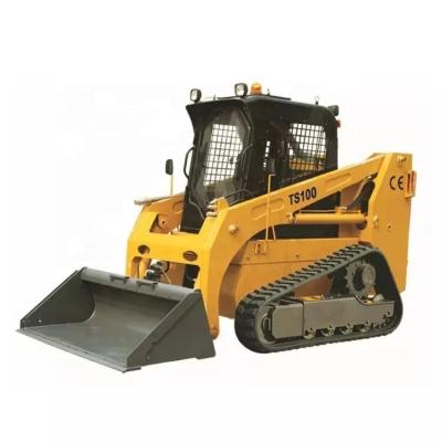Front Discharge Load and Unload Crawler Skid Steer Loader with 0.4cubic Bucket