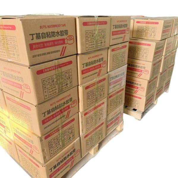 High Adhesion Butyl Rubber Waterproof Tape 1.0mm For Sealing Color Steel Tiles