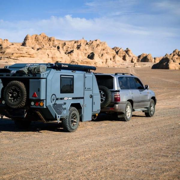Hard Flat Top NJSTAR EXPLORER Camping Lightweight Pop Up Campers