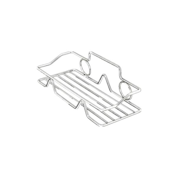 Bathroom Shelf Organizer Storage Kitchen Rack with Traceless Transparent Adhesive No Drilling SUS304 Stainless Steel