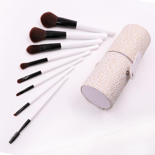 Soft Nature Hair 8pcs Facial Makeup Brushes Luxury Handle Silky Touch