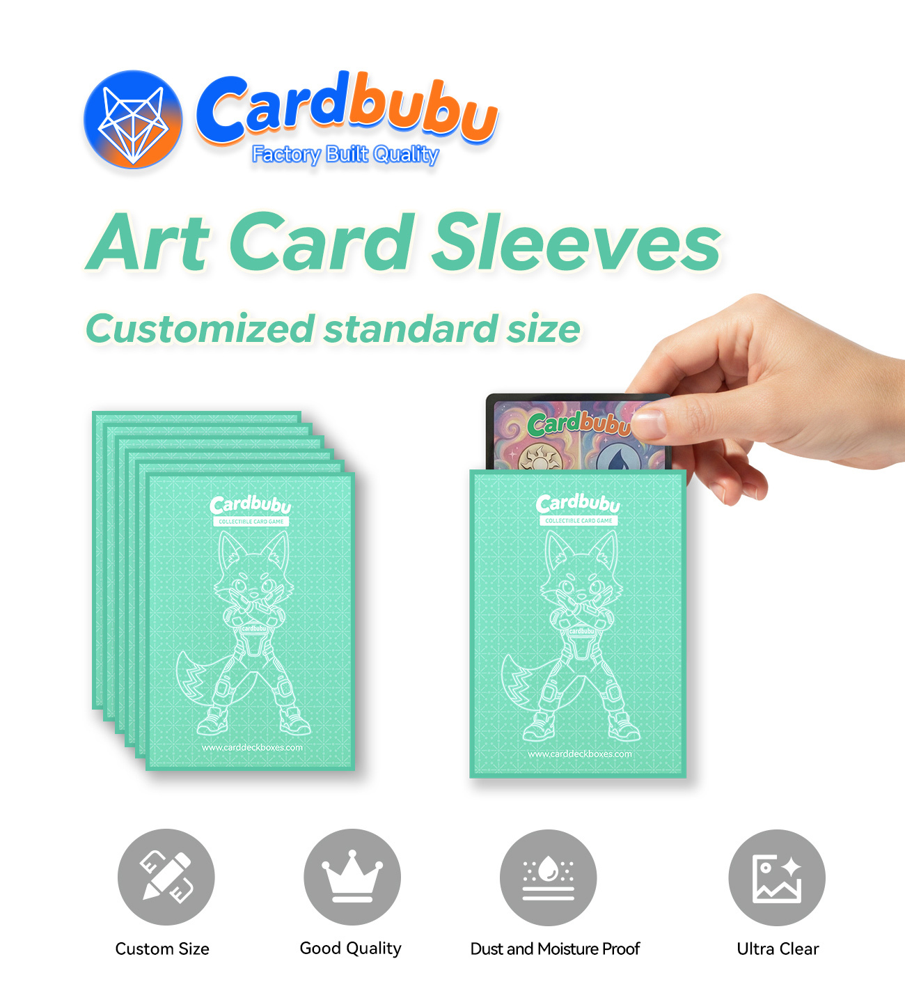 OEM YuGiOh Card Sleeves 3.5in games Custom Card Sleeves