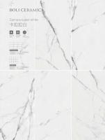 Renewable 24x48 Porcelain Tile 60*120 Cm Size Fine Air Permeability Super White Color