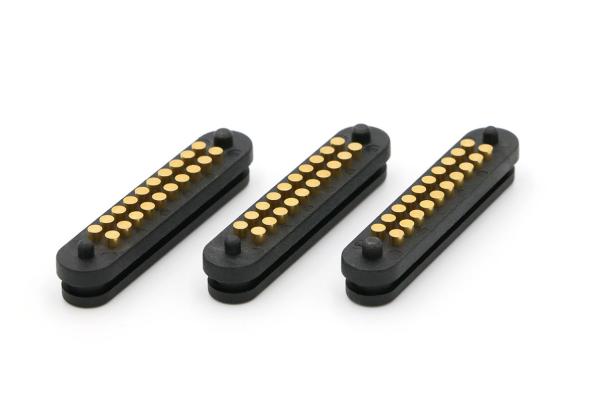 40 Pin Spring Loaded Connector 2.54mm Pitch Pogo Pin Connector 1.0A For Medical Products