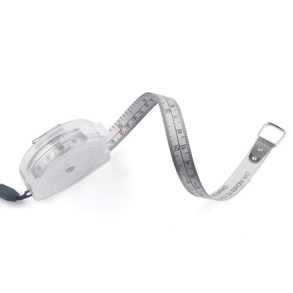 TH 100 ruban métrique de diamètre de 2 mètres, bande métrique impériale de circonférence de tuyau