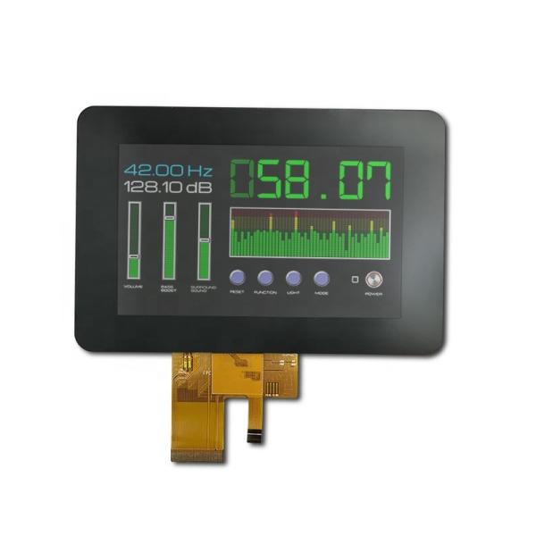 RGB 5 Inch Tft Lcd Display , Tft Capacitive Touchscreen 800x480 Dots