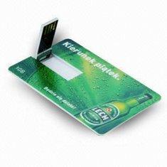 Memoria USB retractable AT-045C de la tarjeta de crédito