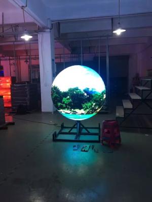 Bola conduzida curvada exposição conduzida do painel da cor completa de SMD P4 esfera interna dada forma