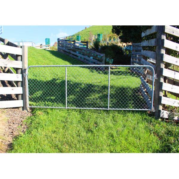 Galvanized 1.2mm Driveway Farm Gate Metal Agricultural With Hingle