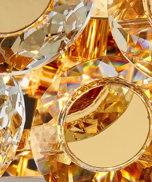 Modern LED Crystal Chandelier Luxury gold ceiling lamp(WH-CA-52)