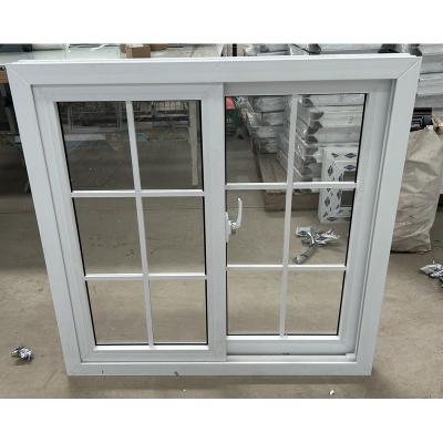 fenêtres coulissantes en UPVC / PVC et portes vitrées fenêtres coulissantes avec gril