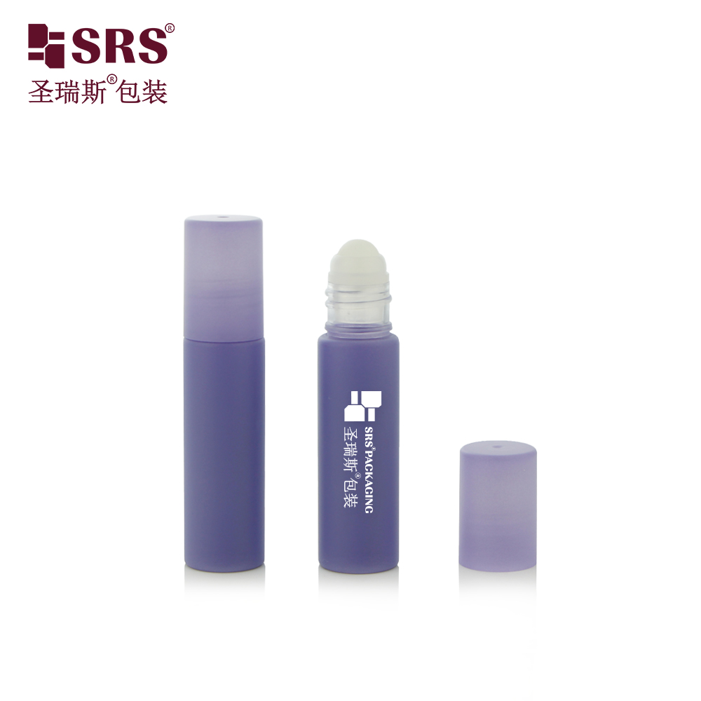 10ml PET Roll On Bottle Empty Plastic Roller Container for Essential Oil Eye Serum Skin Care Liquid
