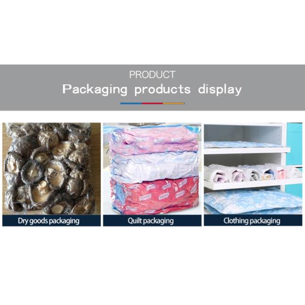 Food Packaging Bags Vertical Vacuum Sealer with Gas Flushing and Sealing Improvement
