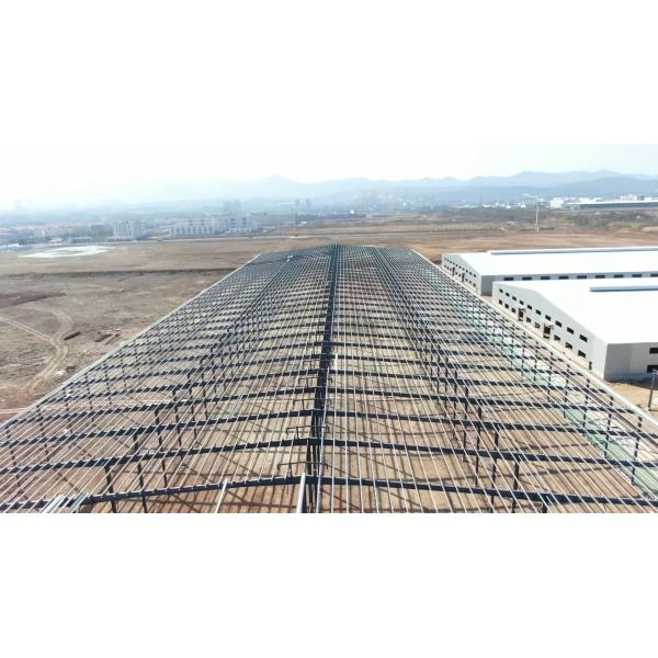 High Rise Modular Steel Frame Construction Factory , Modern Steel Structure Plant