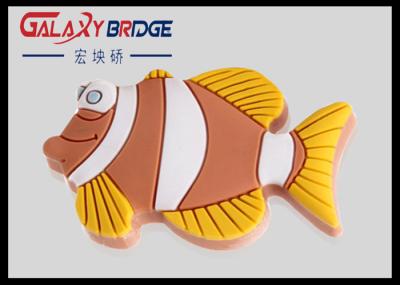 Clown Fish Rubber Knobs Soft PLastic Kids Bedroom Dresser Knobs Decorative Lovely Handles ISO Approved
