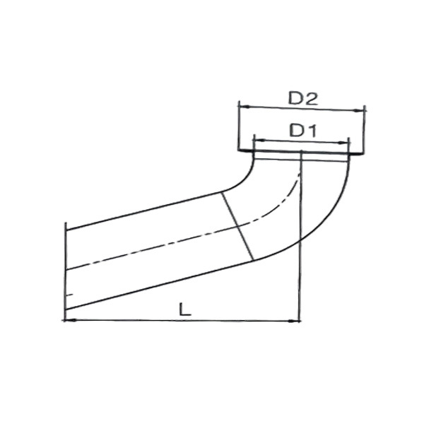 Lifting Feeders Pharmaceutical Parts 200mm Feeding Pipe For Tablet Coating Systems