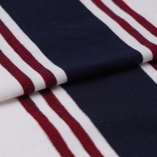 Ликра Поло рубашка хлопчатобумажная ткань Y000-X511 Средний эластичный трикотаж Пике текстура 40S