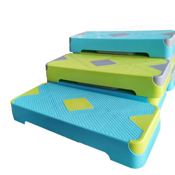 68CM Multifunctional Non Slip Aerobic Stepper 160mm Adjustable For Burpee Jumps
