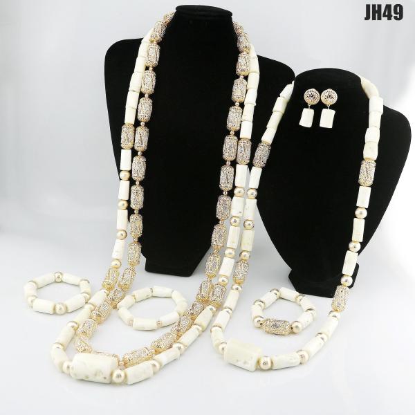 Orange Coral Beads Crown Dubai Necklace Jewelry Beads Indian Bridal Orange Jewellery Set