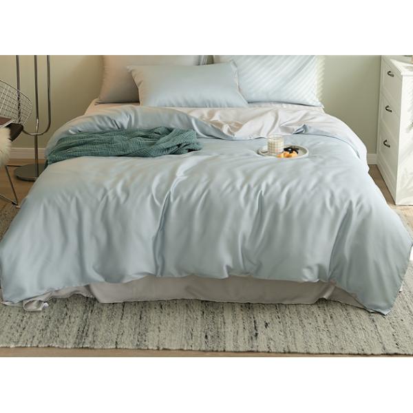 Pure Color 60S European Luxury Tencel Bedding Set Home Textile Product Customized Size