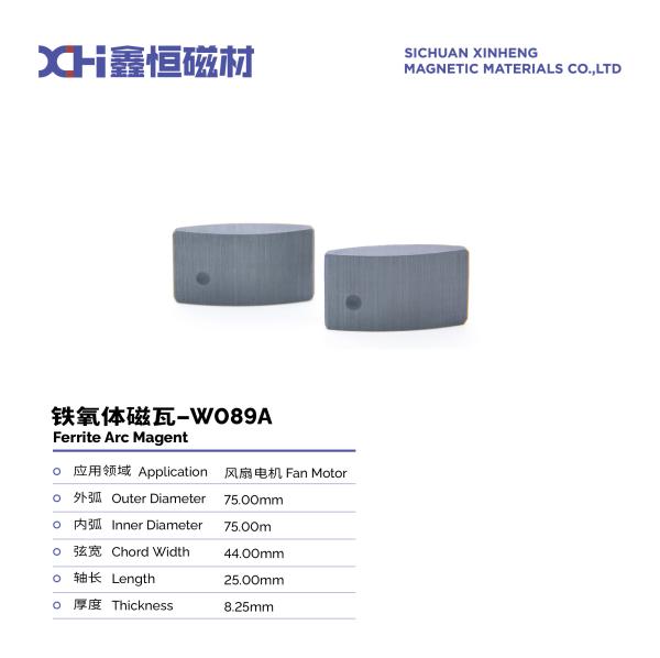 Moagem totalmente automática de ímã de ferrite permanente de alta qualidade para motores de ventilador W089A