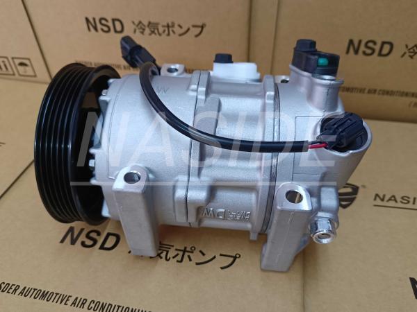 Auto AC Conditioning Compressor For Kia Hyundai 977011R900 DVE12 5PK 117MM P30013411