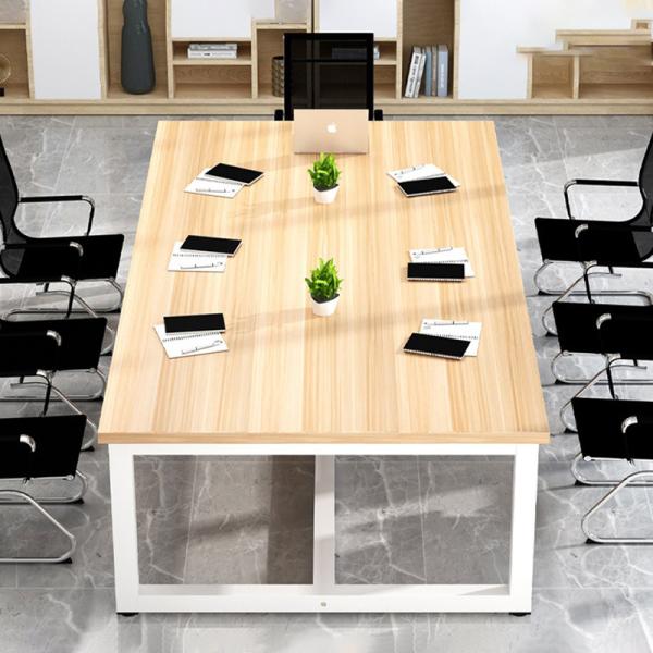 Commercial Furniture Conference Table Long Simple Modern Office Desk Chair Combination Workbench Training Reception