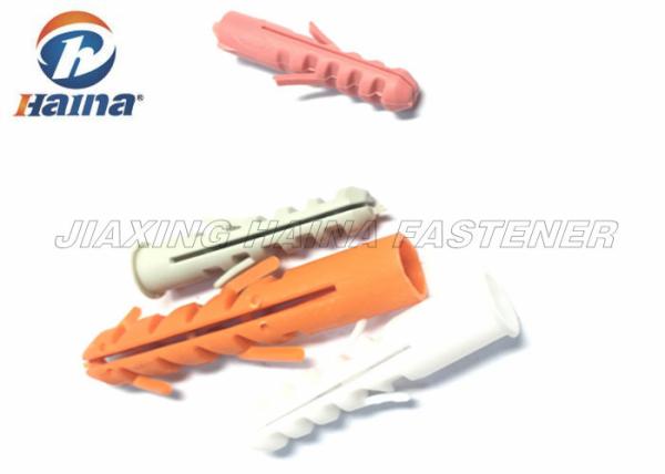 Rubber Chemical Resistance Plastic Wall Plug / Expansion Anchor Bolt