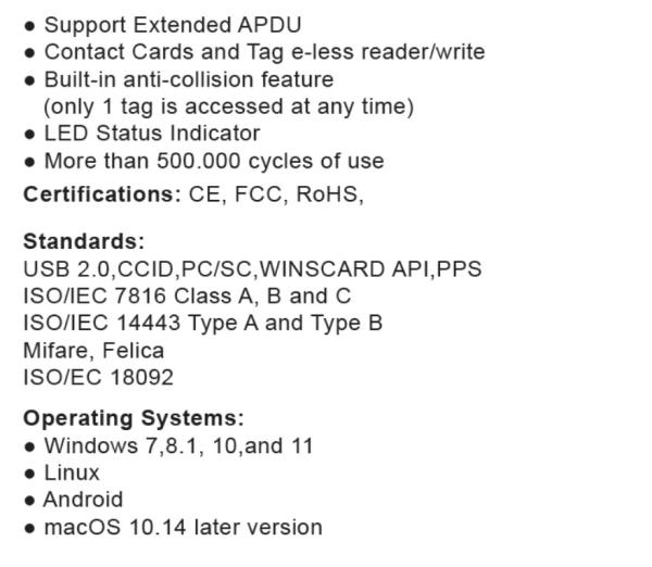 NFC RFID  Card Reader